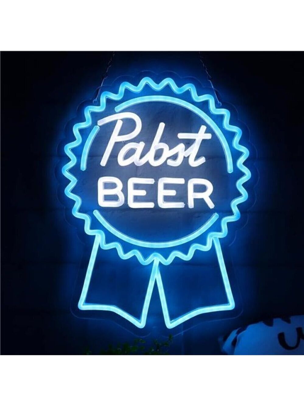 Pabst Beer Neon Signs Wall Decor LED Neon Lights Suitable for Man Cave Bar PUB